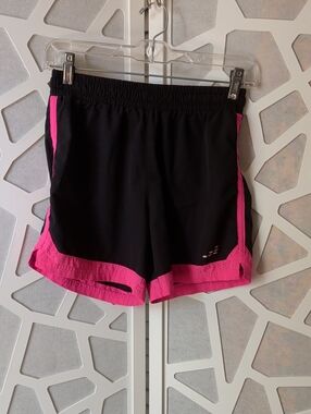 Source Unknown Black Shorts with Hot Pink Trim